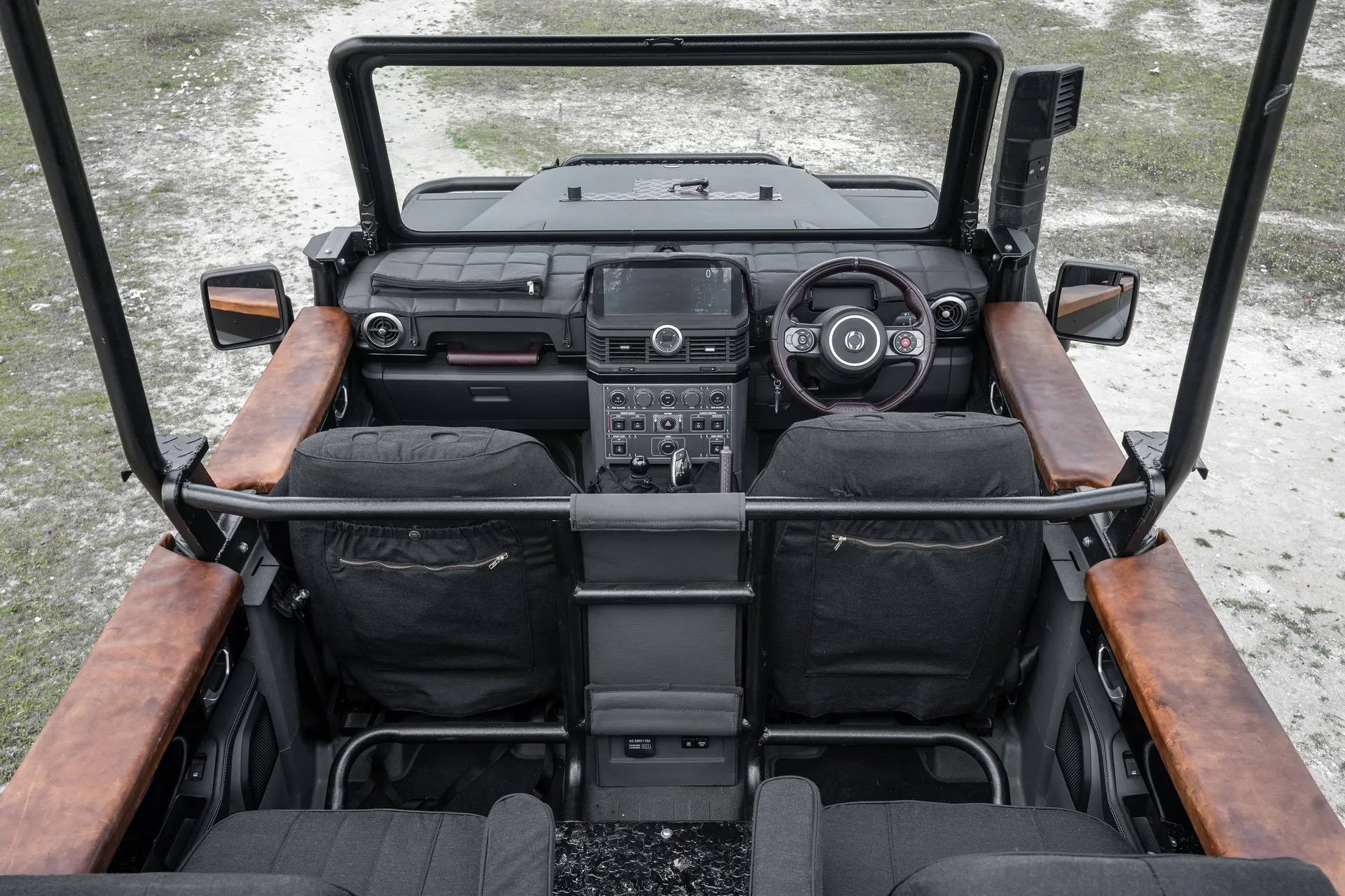 Vista lateral Grenadier Game Viewer